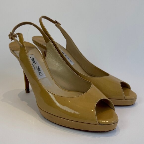 Jimmy Choo Patent Leather Slingbacks, EU 41 - Picture 1 of 16